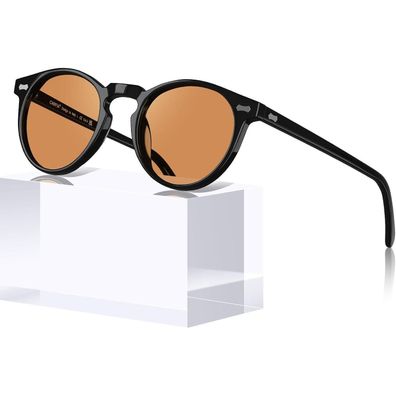 CARFIA Runde Damen Sonnenbrille Polarisierte Frauen Sunglasses mit 100% UV