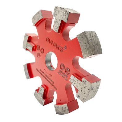 GVHAKG Diamant Frässcheibe 120mm, 17mm Räumscheibe 8 Segmente für