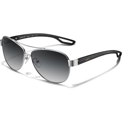 CARFIA Retro Polarisierte Sonnenbrille für Damen und Herren, UV400 Schutz