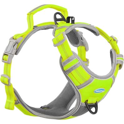 ThinkPet Anti-Zug Hundegeschirr mit Griff, Reflektierend, Atmungsaktiv