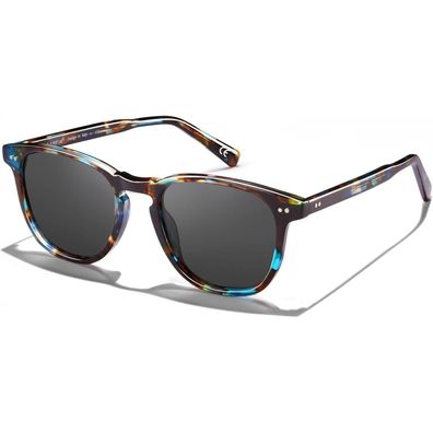 CARFIA Polarisierte Vintage Damen Sonnenbrille aus Acetat für schmale