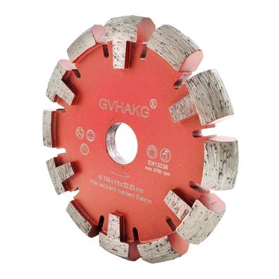 GVHAKG Diamant Frässcheibe 130mm U-Segment für Fußbodenheizung, Estrich & Beton