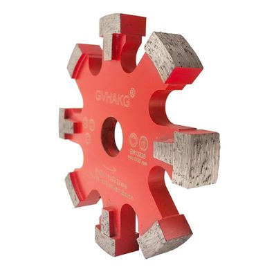 GVHAKG Diamant Frässcheibe 130mm, 17mm Räumscheibe für Fußbodenheizung, harte