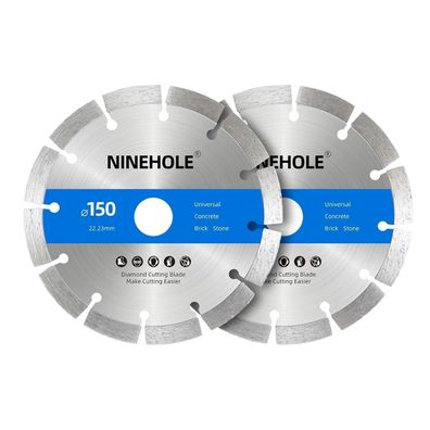 2x Diamanttrennscheiben 150mm Universal für Beton, Granit, Stein, Ziegel