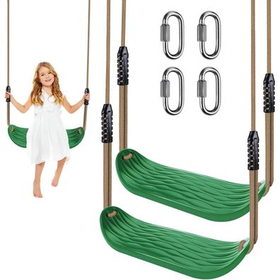 BeneLabel 2er Schaukel Kinder Indoor Outdoor Babyschaukel Hartgummi mit