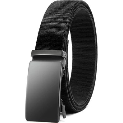 Chaoren Elastischer Stoffgürtel Herren, Automatik ohne Löcher, 35mm