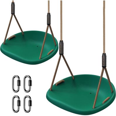 BeneLabel 2er Schaukel Kinder, Indoor/Outdoor Babyschaukel aus Hartgummi