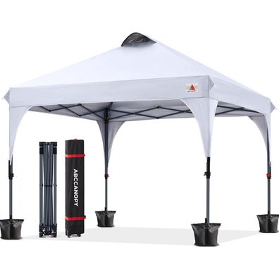 Abccanopy 3x3M Pop-Up Pavillon wasserdicht mit Sonnenschutz, inkl