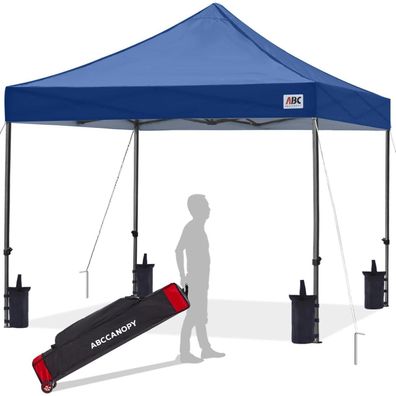 Abccanopy Pop-Up Gartenzelt/Festzelt Marineblau 2,5x2,5M - Wasserdicht und