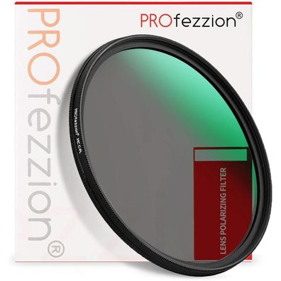 PROfezzion Slim 72mm CPL Polfilter für Nikon Z Serie und Fujifilm X-T Serie