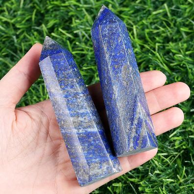 Xiannvxi Lapislazuli Heilkristall Stab 9-10cm, 4 Zoll, Natürlicher Edelstein