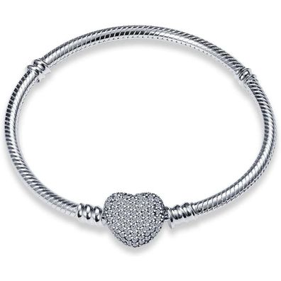 Symretie Damen Armband 925 Sterling Silber Schlangen Gliederarmband mit