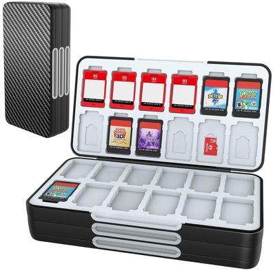 Heiying Aufbewahrungsbox für Nintendo Switch/OLED/Lite, 72 Karten-Slots