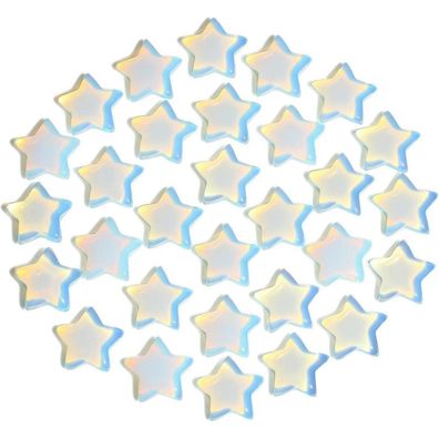 Xiannvxi Stern Kristalle Set (20 Stück) - Natürliche Opal Edelsteine