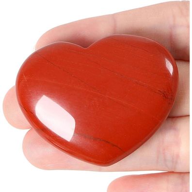 Xiannvxi Roter Achat Heilkristall Stein 45mm - Karneol Edelstein für Reiki