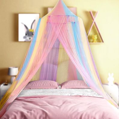 Fftanxs Moskitonetz Bett Feinmaschig 0.6x2.5x10.5m für Doppelbett, Einzelbett