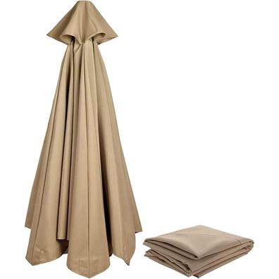 Nafgqiy Sonnenschirm Ersatzbezug 270cm für 6/8 Streben - UV Schutz 80