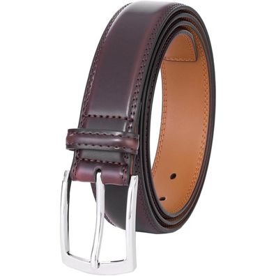 Vrlegend Ledergürtel Herren 35mm - Eleganter Anzuggürtel für Business und