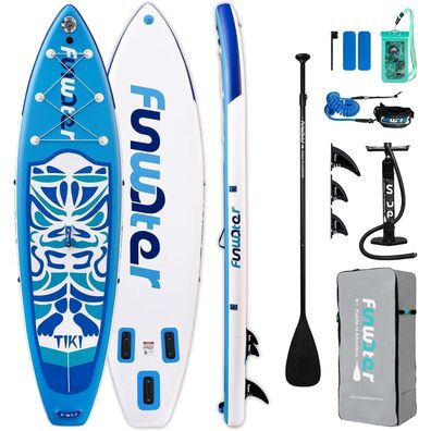 FunWater 10'6" & 11'6" Stand Up Paddle Board Multifunktionale Paddelboards mit