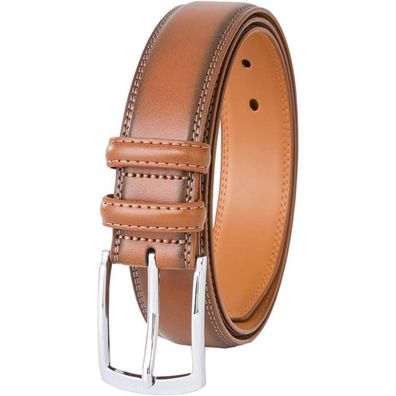 Vrlegend Ledergürtel Herren 35mm für Business und Formelle Anlässe, Anzuggürtel