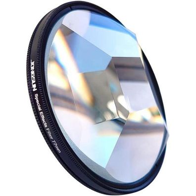 Jongsun 77mm Vier-Prisma Spezialeffektfilter für DSLR und Videokameras, FX Glas