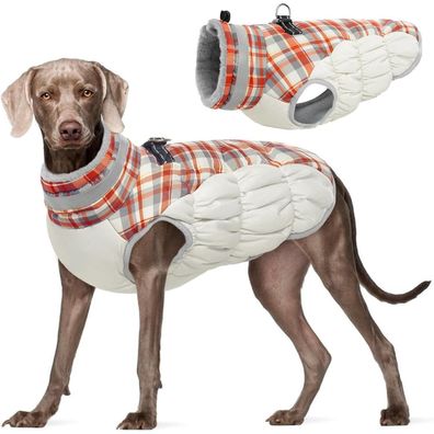 Kuoser Winter Hundejacke für mittelgroße Hunde - Wasserdicht, Winddicht, Warm