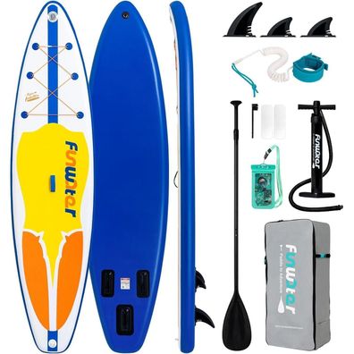 FunWater MANTA Aufblasbares Stand Up Paddle Board SUP Komplettset für