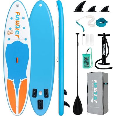 FunWater MANTA Aufblasbares Stand Up Paddle Board SUP Komplettset für