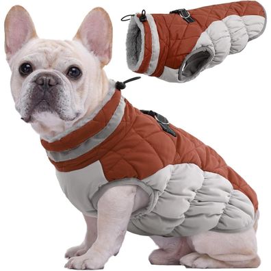 Kuoser Hundejacke Wintermantel für mittelgroße Hunde - Wasserdichte Winterweste