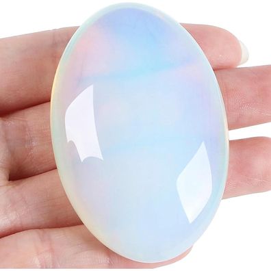 Xiannvxi 2.4" Großer Opal Stein Kristall Sorgenstein - Natürlicher polierter
