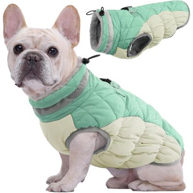 Kuoser Winter Hundejacke für mittelgroße Hunde - Wasserdicht, Winddicht, mit