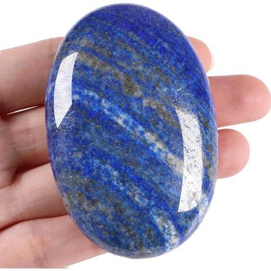 Xiannvxi Lapislazuli Heilstein Oval 2.4 Zoll Natürlicher polierter Edelstein