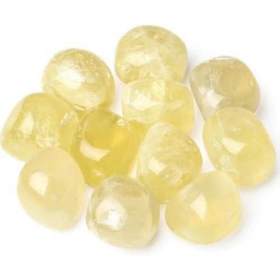 Xiannvxi Citrin Kristalle Edelsteine Groß Trommelsteine Natürliche Steine (100G)