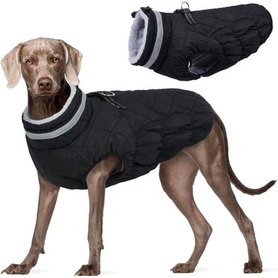 Kuoser Winter Hundejacke für mittelgroße Hunde, wasserdicht, winddicht, warmes