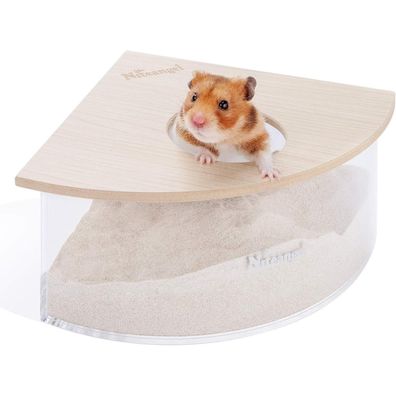 Niteangel Acryl Sandbad Box für Hamster, Mäuse, Rennmäuse, Lemminge
