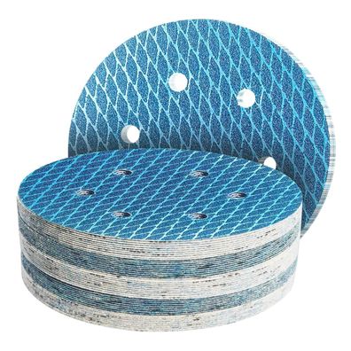 GZKTY 50Stk 150mm Klett Schleifpapier, Exzenter Schleifscheiben P150, 6-Loch