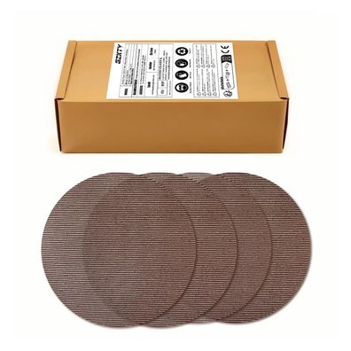 GZKTY Schleifgitter 150mm Klett, Körnung 320, 50 Stück für Exzenterschleifer
