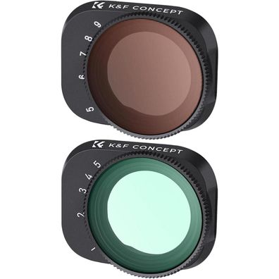 K&F Concept ND Filter Set für DJI Mini 3 Pro / Mini 3 - Variable ND2-32