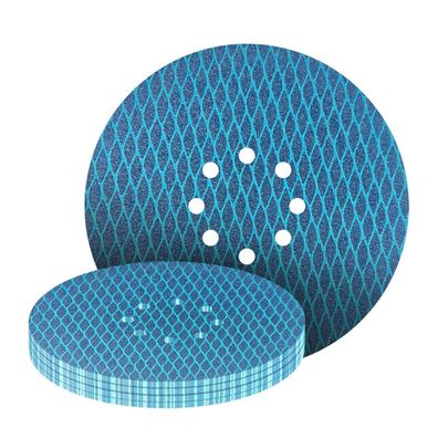 15x 225mm Klett Schleifpapier P60, 8-Loch, Exzenterschleifscheiben für Holz