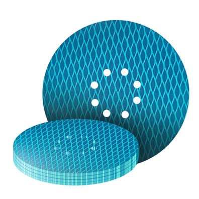 20 Stück 225mm Klett Schleifpapier P240, 8-Loch mit Staubabsaugung für