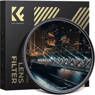 K&F Concept Blue Streak Anamorpher Effekt Filter 52mm - Blaue Streifen für