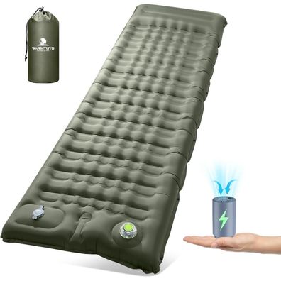 Warmtuyo Elektrische Isomatte Selbstaufblasend 12CM Verdickt mit Kissen