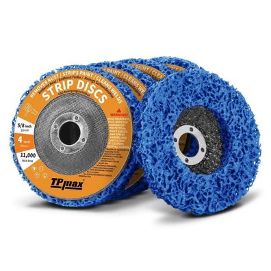 TPmax 10,2 cm Abisolierscheiben für Winkelschleifer, 5 Stück (blau) - Rost