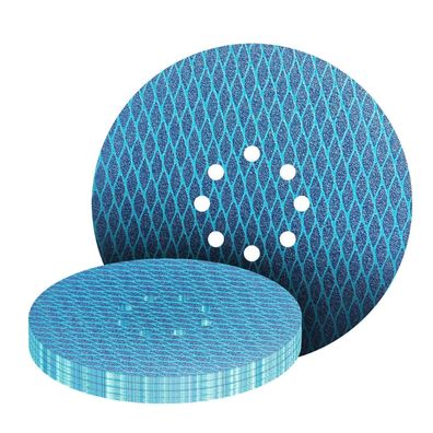 GZKTY 15Stk 225mm Klett Schleifpapier P100, 8-Loch mit Staubabsaugung für