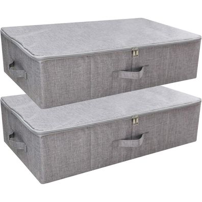 iwill CREATE PRO 2er-Pack Unterbett-Aufbewahrungsboxen, faltbar, starr