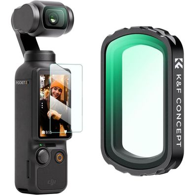 K&F Concept Magnetisches UV Filter für DJI Osmo Pocket 3, Aluminiumrahmen