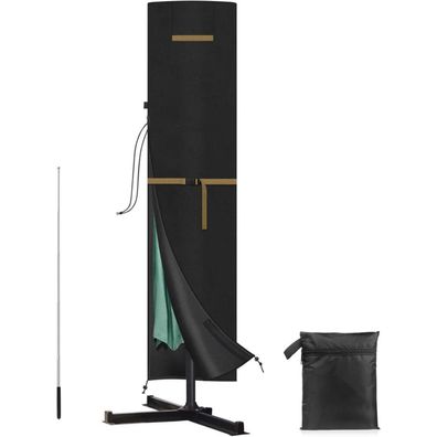 Vansheim Schutzhülle für Ampelschirm Ø 300-400 cm, Wasserdicht, UV Beständig