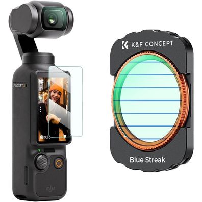 K&F Concept Magnetischer Blue Streak Filter für DJI Osmo Pocket 3