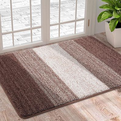 Homaxy Schmutzfangmatte Innen 50x80 cm Braun - Rutschfest, Saugstark