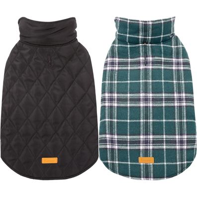 Kuoser Hundemantel Winter für Mittelgroße Hunde - Fleece, Wasserdicht, Warm